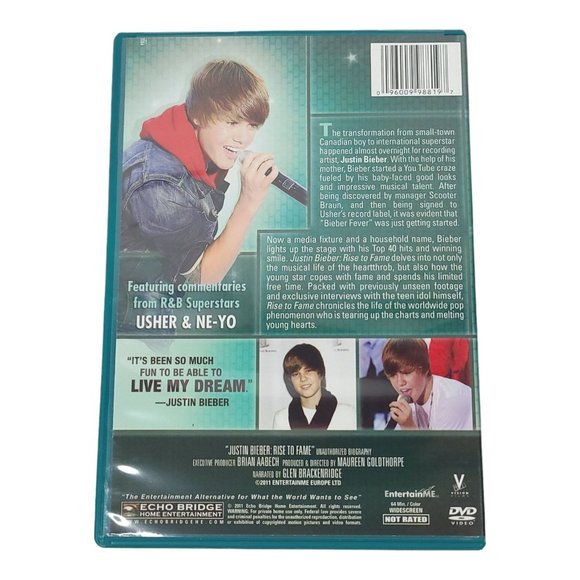 Justin Bieber The Untold Story Of His Rise To Fame DVD 2011 - Picture 2 of 7